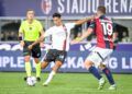 Bologna - Milan's Tijjani Reijnders in action  during  Bologna FC vs AC Milan, Italian soccer Serie A match in Bologna, Italy, August 21 2023 (Bologna - 2023-08-21, Ettore Griffoni / LiveMedia) p.s. la foto e' utilizzabile nel rispetto del contesto in cui e' stata scattata, e senza intento diffamatorio del decoro delle persone rappresentate