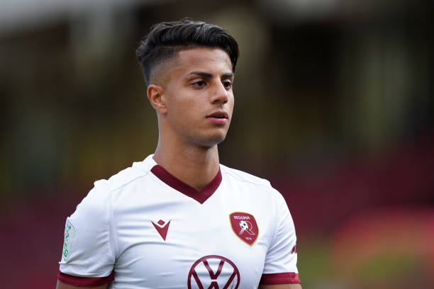 Hachim Mastour of SC Reggina during the Serie B match between US Salernitana 1919 and Reggina at Stadio Arechi, Roma, Italy on 26 September 2020. (Photo by Giuseppe Maffia/NurPhoto via Getty Images)