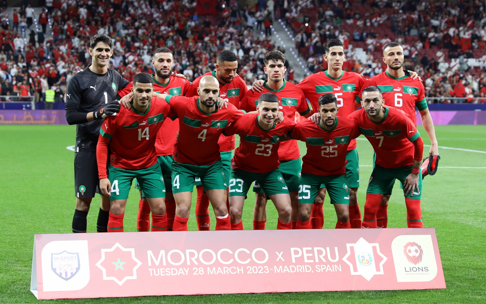 Amical Maroc-Pérou : Les Lions de l'Atlas convaincants malgré le nul