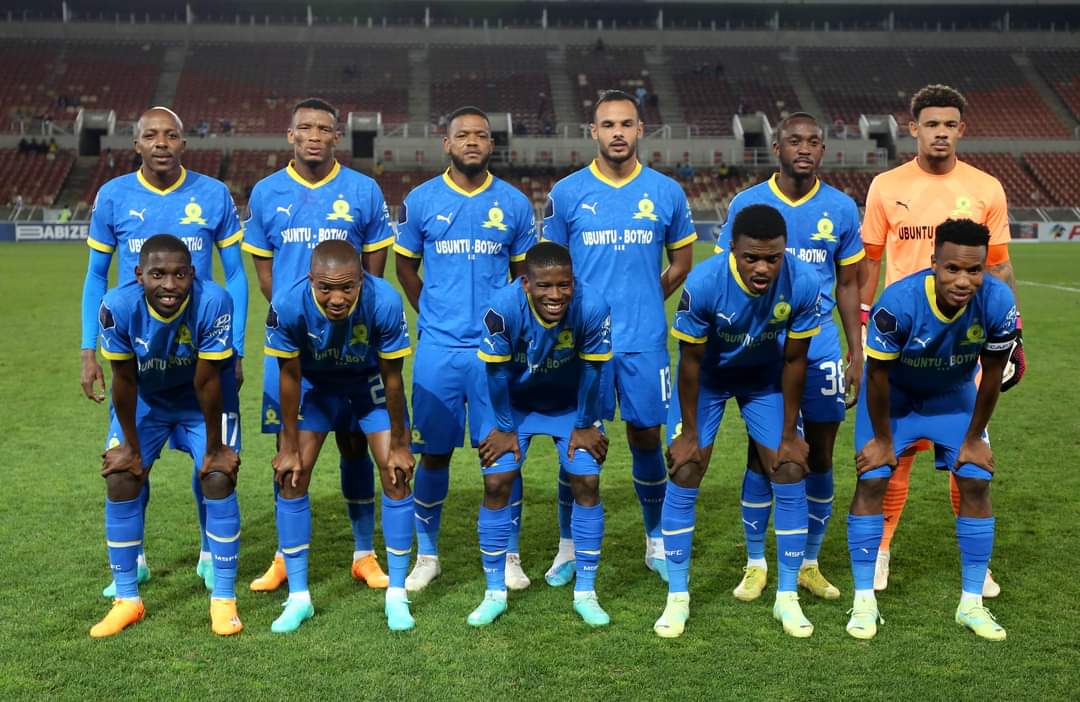 Mamelodi Sundowns Team picture during the DStv Premiership 2022/23 match between Marumo Gallants and Mamelodi Sundowns at Peter Mokaba Stadium in Polokwane on 06 May 2023 ©Samuel Shivambu/BackpagePix