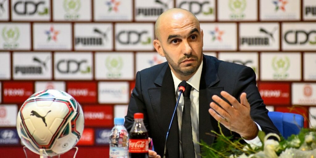 ندوة صحفية للركراكي قبل مواجهة ليبيريا