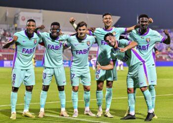 Al Ain vs Sharjah during ADIB Cup quarter finals in Sharjah stadium. November 15, 2025. Photo by Patrick Castillo