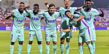 Al Ain vs Sharjah during ADIB Cup quarter finals in Sharjah stadium. November 15, 2025. Photo by Patrick Castillo