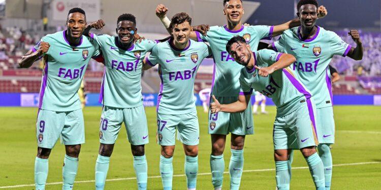 Al Ain vs Sharjah during ADIB Cup quarter finals in Sharjah stadium. November 15, 2025. Photo by Patrick Castillo