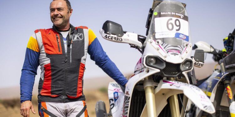 BAUDRY Fr??d??ric (fra), Nomade Racing, Kove 450 Rally, Rally2, portraitduring the Stage 1 of the 2024 Rallye du Maroc, 5th round of the 2024 FIA W2RC, on October 7, 2024 in Zagora, Morocco -